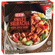 H-E-B Sweet Sriracha Pork Bowl Frozen Meal