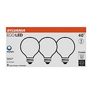 Sylvania ECO G25 40-Watt Frosted LED Light Bulbs - Daylight