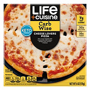 Life Cuisine Carb Wise Keto-Friendly Frozen Pizza - Cheese Lovers