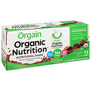 Orgain Organic Nutrition Nutritional Shake Creamy Chocolate Fudge 12 pk