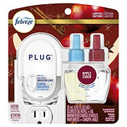 Febreze Fade Defy PLUG Air Freshener & Odor Fighter Starter Kit - Baked Cinnamon Apples Scent