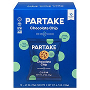 Partake Crunchy Mini Chocolate Chip Cookie Snack Packs