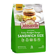 Johnsonville Frozen Turkey Breakfast Sausage Patties - Sandwich Size