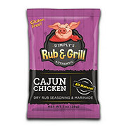 Dimplys Rub & Grill Cajun Chicken Dry Rub Seasoning & Marinade