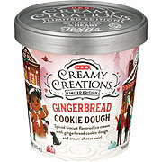 H-E-B Creamy Creations Gingerbread Cookie Dough Ice Cream