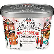 H-E-B Creamy Creations Gingerbread Cookie Dough Ice Cream