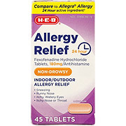 H-E-B Allergy Relief Fexofenadine 24 Hour Tablets - 180 mg
