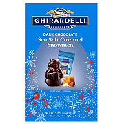 Ghirardelli Dark Chocolate Sea Salt Caramel Holiday Snowmen