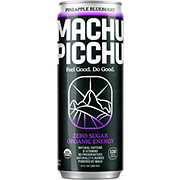 Machu Picchu Organic Energy Pineapple Blueberry Zero Sugar