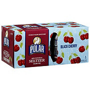Polar Seltzer Water Black Cherry 12 oz Cans