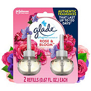 Glade PlugIns Scented Oil Air Freshener Refills - Rose & Bloom