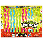 Sour Punch Assorted Flavor Christmas Candy Canes