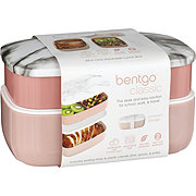 Bentgo Classic AlI-In-One Stackable Lunch Box - Marble Pink