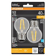 Sylvania TruWave G16.5 40-Watt LED Clear Light Bulbs - Soft White