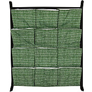 Evergreen 12 Pocket Hanging Wall Planter - Green