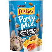 Friskies Purina Friskies Made in USA Facilities Cat Treats, Party Mix Lobster & Mac 'N' Cheese Flavors