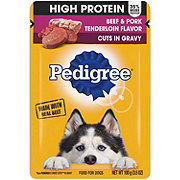 Pedigree High Protein Cuts In Gravy Beef & Pork Wet Dog Food