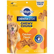 Pedigree Dentastix Chewy Chunx Chicken Flavor Large Dog Treats