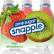 Snapple Zero Sugar Kiwi Strawberry 16 oz Bottles