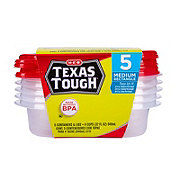 Kitchen & Table by H-E-B Tritan Snaplock Rectangle Plastic Container with  Lid - Shop Containers at H-E-B