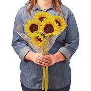 BLOOMS by H-E-B 5-Stem Bunch of Sunflowers