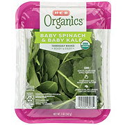 H-E-B Organics Fresh Baby Spinach & Kale