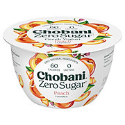 Chobani Zero Sugar Peach Yogurt