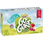 Yoplait Simply GoGurt Strawberry and Mixed Berry Yogurt Tubes