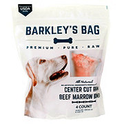 Barkley's Bag Center Cut Raw Beef Marrow Bones Dog Treats