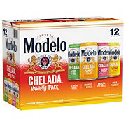 Modelo Chelada Variety Pack Mexican Import Flavored Beer 12 oz Cans, 12 pk