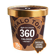 Halo Top 19g Protein Light Ice Cream - Chocolate Caramel Brownie