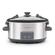 our goods Slow Cooker - Pebble Gray - Shop Cookers & Roasters at H-E-B