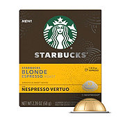Starbucks Blonde Espresso Roast Nespresso Vertuo Capsules