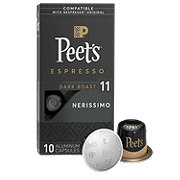 Peet's Coffee Espresso Nerissimo Dark Roast Single Serve Capsules