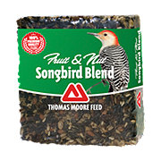 Thomas Moore Feed Fruit & Nut Songbird Blend Small Seed Block