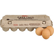 H-E-B Grade A Cage Free Jumbo Brown Eggs