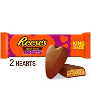 Reese's Milk Chocolate Peanut Butter Hearts Valentine's Candy - King Size