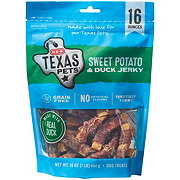 H-E-B Texas Pets Dog Treats - Sweet Potato & Duck Jerky