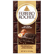 Ferrero Rocher 55% Cocoa Dark Hazelnut Chocolate Bar