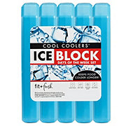 Fit + Fresh Cool Coolers Ice Block Set