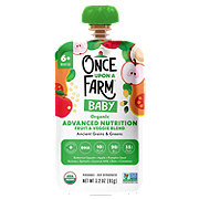 Once Upon a Farm Organic Advanced Nutrition Pouch - Ancient Grains & Greens