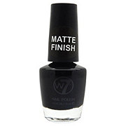 W7 Nail Polish - Matte Black