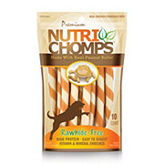 Nutri Chomps Peanut Butter Mini Twist Dog Treats