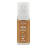 L'Oréal Paris True Match Super-Blendable Liquid Foundation - W7 Warm Medium Deep, 1 oz