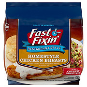 Fast Fixin' Fully Cooked Frozen Restaurant Style Homestyle Chicken Breasts with Gravy Mix