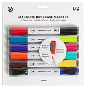 U Brands Double-Ended Magnetic Dry Erase Markers - Assorted Ink