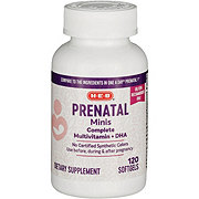 H-E-B Prenatal Complete Multivitamin & DHA Mini Softgels