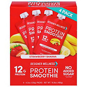 Designer Wellness Protein Smoothie - Strawberry Banana