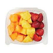 H-E-B Fresh Cut Cantaloupe, Strawberries & Pineapple - Large