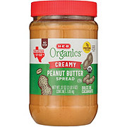 H-E-B Organics 7g Protein Creamy Peanut Butter – Texas-Size Pack